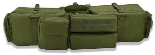 QIANMEI Gewehr-Weichkoffer Weiche Waffentasche, Taktische M249-Waffentasche, Taktischer Allround-Gewehrrucksack for Den Schießstand, Verstellbarer Schultergurt, Bug-Out-Truck-Tasche