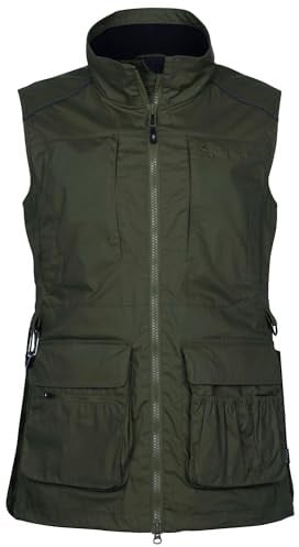Pinewood Damen Hundesport Trainer Weste - Hundesport Weste Damen - praktische Weste mit vielen Taschen und Platz für Hundetraining Zubehör - winddicht und wasserabweisend