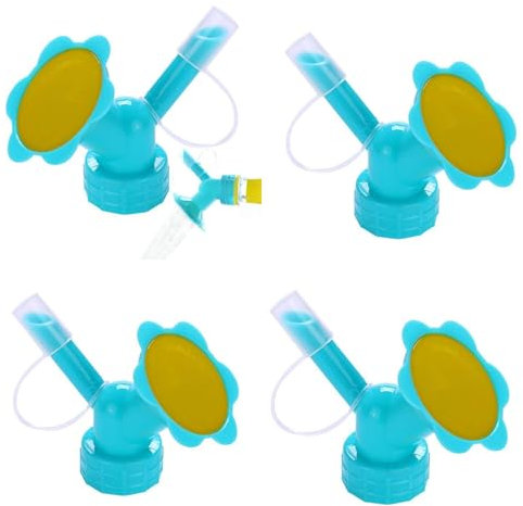 Arroseur Bouchon De Bouteille - 4 Pièces Embout Darrosage pour Bouteille, Bouteilles d'eau Tête De, Bouteille Arrosoir Plastique Arrosage Sprinkler, Buse Darrosage Jardin Fournitures