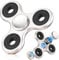 SCIONE Fidget Spinner Metall Sensory Fidget Toy, Cooler Metall Edelstahl-Handspinner Angst Stress Relief Geburtstag Geschenk für Kinder Erwachsene (Lagerkappen können demontiert Werden Montiert)
