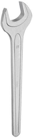 sourcing map Single Open Ended Spanner Wrench, 28mm, Thicken CR-V Steel Open End Wrench Tool for for Automotive Repair and Furniture Assembly, Grey