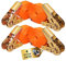 2 m, 4 sangles d'arrimage avec cliquet