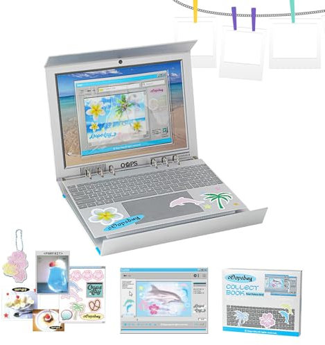 Anloximt Fotokartenordner, Fotokartenhalterbuch, Sammelalbum, Sammelalbum, Sammelcover, Sammelkarte, Tragbarer Organizer für Fotokarten zum Sammeln von Karten, Fotos und anderen kleinen Gegenständen