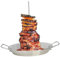 Grillspieße Edelstahl vertikaler Schraube Grill für Grill mit 3 abnehmbaren vertikalen -BBQ -Spieße (8.10, 12 Zoll)