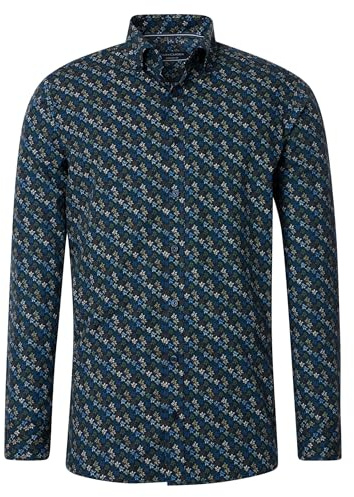 CASAMODA Freizeithemd Langarm Print Comfort Fit