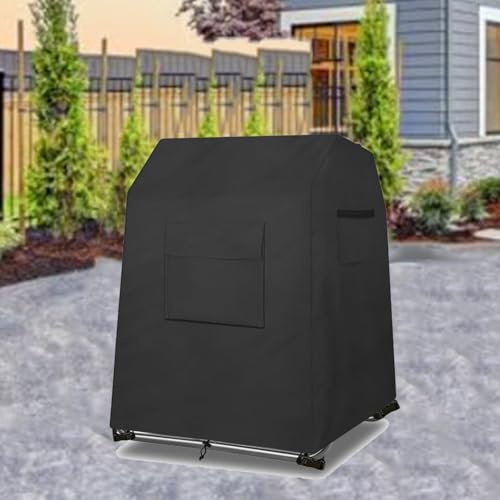 HomeVortex Waterproof Windproof Oxford Compost Bin Cover 43 Gallon UV Resistant Outdoor Garden Dust Protection for Yard and Patio Furniture (600DpVC)
