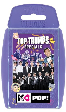 Top Trumps K-POP Kartenspiel für Kinder - Klassisches Lernkartenspiel für Fans von K-POP Sänger - 2+ Spieler ab 6+ Jahre - Deutsch