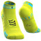 COMPRESSPORT Homme Pro Racing Socks V3.0 Low Chaussette Running, Jaune Fluo, 42-44 EU