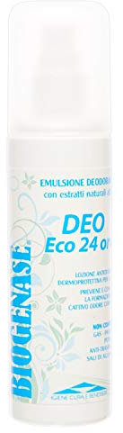 Biogenase Deo Eco 24H - Deo für Empfindliche Haut - Ohne Aluminium, Parabene und Paraffine - Anti-Geruch und antibakterielles Deo für Männer und Frauen - Langanhaltend - Für alle Hauttypen Geeignet