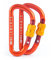 GO!elements Mini Karabiner Micro 6 mit Schraubverschluss im 2er Pack, Farbe:Pyro