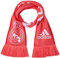 adidas Erwachsene Schal, Real Coral/Vivid Red/White, OSFM