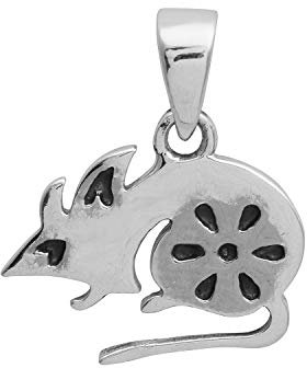 Pendentif en forme de signe du zodiaque chinois en argent sterling 925.