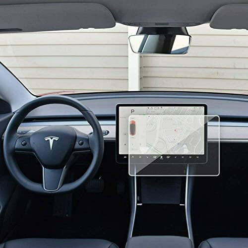 Rui Xin Trade Car Navigation Touch Screen Protector for Tesla Model 3 Anti-Scratch 15 Center Control Touchscreen Cover Film Protector