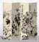 Fine Asianliving Paravent Raumteiler Japanisch Orientalisch Chinesisch Beidseitig L160xH180cm Spanische Wand Trennwand Room Divider Raumtrenner Sichtschutz Bedruckte Canvas Leinwand