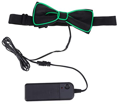 LED-Fliege Einstellbare leuchtende Fliege Wiederaufladbare leuchtende Krawatte Weihnachten Halloween Valentinstag Karneval Neuheit Fliege Party leuchtende LED-Krawatte