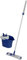 ÉLÉPHANT Maison - Kit Neo Pulse - pour Nettoyer Le Sol sans Effort Et sans Se Mouiller Les Mains - Essorage Rotatif Rapide - Très Absorbant - Plastique Recyclé - Fabriqué en France - Bleu