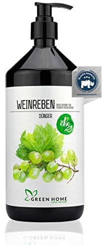 GREEN HOME LOVE NATURE® 1L engrais pour vignes liquide à haute teneur en nutriments - plus durable engrais pour cépages facile à doser