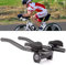 Gcroet Fahrrad Aero Lenker Set - Ruhe Lenkeraufsatz für Rennrad, MTB, Mountainbike - Fahrradauflage Clip-On Aerobars (Schwarz)