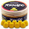 Haldorado Tornado Smoking or Bleeding Pellet Boilie Bait, Wafters for Carp Fishing, Special Shape, 100% Biodegradable,12 mm wide and 11 mm long, Yellow, N-Butyric+Pineapple