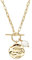 NOELANI Kette mit Anhänger 925 Sterling Silber Damen Halsschmuck, mit Süßwasserzuchtperle, 45 cm, Gold, Kommt in Schmuck Geschenk Box, 2030117