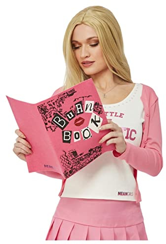 Smiffys Mean Girls Burn Buchhülle, Filz-Bucheinband A4