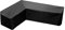 FUFRE L-Förmigen Abdeckung Lounge Sofa, Abdeckplane Gartenmöbel L-Form 210D Oxford Winddicht ?Abdeckplane Für Outdoor Ecksofa Eck-Loungegruppe Rechteckig Abdeckhaube (192 x 260 cm)