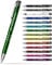 #teamludorf 25x Metall-Kugelschreiber mit Wunsch-Gravur - Personalisierte Kulis - Stift mit Namen - 14 Farben & 20 Schriftarten - 25 Stück - Grün