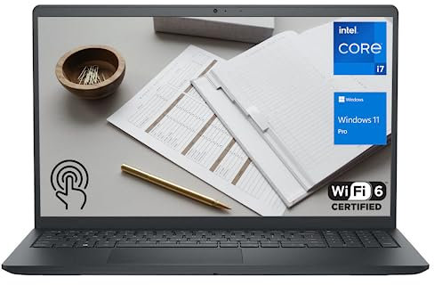 DELL 13th Generation Business Inspiron 15 3530 Laptop, 15.6 FHD Touchscreen, Intel Core i7-1355U, 64GB RAM, 2TB SSD + 2TB HDD, Webcam, HDMI, Wi-Fi 6, Windows 11 Pro, Black