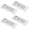 eMagTech 4Pcs Door Handle Springs Cassette Metal Door Handle Spring Fittings Not Fit for 70PZ/70mm Handles Door Accessories White