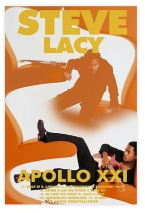Steve Lacy Apollo XXI Album Cover Poster Leinwand Poster Wandkunst Dekor Druck Bild Gemälde für Wohnzimmer Schlafzimmer Dekoration ungerahmt 30 x 45 cm