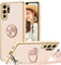 TVVTPU Handyband für Huawei P30 Pro Hülle mit Band, Handyhülle mit Ring Ständer Stoßfeste Kratzfest TPU Bumper Outdoor Schutzhülle Case mit Kordel zum Umhängen (Abnehmbar), Rosa