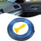Car Trim Interior Strips 10M Auto Innenraum Formen Zierleiste, 3D DIY Linie Aufkleber Film Auto Außen Dekoration Formen Zierleiste Streifen Linie für Auto U-förmiger Autoklappen-Türkantenschutz-Blau