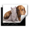 DarHaus Herdabdeckplatte 1 teilig 80x52 cm Küche Herdabdeckung Ceranfeld Herdabdeckplatten Anti Rutsch Matte Aufrollbar, Katze und Hund
