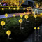 MXJFYY Weihnachten Solarlampen für Außen Garten, 2pcs Solar Globe Lichte mit 20 LEDs, Weihnachtsdekolicht, Solar LED Außen Garten Leuchten, Terrasse und Pfadbeleuchtung