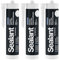 Hemway - Construction All-In-One Hybrid Polymer Sealant & Adhesive - Bright White | Anti-Mould, Waterproof & Paintable | 300 ml (3 Pack)