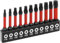 Flintronic 11Pcs Torx Screwdriver Bit Set, Star Magnetic Torx Impact Driver Bits, S2 Steel Hex Shank Tamper Proof Security Bits, Impact Drill for T10 T15 T20 T25 T27 T30 T40