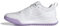 adidas Damen Court Team Bounce 2.0 Shoes Sportliche Schuhe, Cloud White/Core Black/Powder Plum, 36 EU