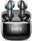 Cuffie Bluetooth, 2024 Auricolari Bluetooth5.3 con Stereo Immersivo, Cuffie Wireless Cancellazione Rumore con 4 ENC Mic, 40 Ore Cuffie Senza Fili, Cuffiette Bluetooth USB-C, Argento Stellato