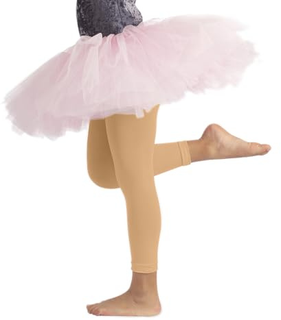 CALZITALY Pack 1 o 2 Pares - Leggings de Danza para bebés, Leggings de Ballet, Leotardos de Ballet, 4-6, 8-10, 12-14 años, 60 Den, Made in Italy (FR/ES, Edad, 4 años, 6 años, Regular, Natural)