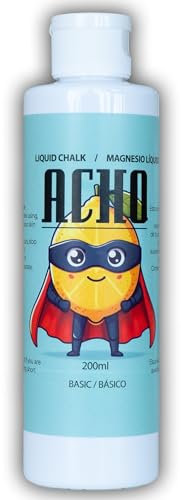 PERRO LOCO CLOTHES MAGNESIO Flüssig für Hände. Klettern, Pole Dance, Paddel, Gymnastik. (200ml, Original)