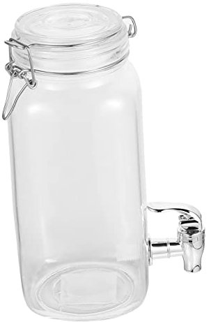 DECHOUS Fruchtsaftspender Mit Zapfhahn 2L Getränkebarrel Für Zuhause Küche Oder Garten Ideal Für Saft Wein Und Cocktails Aus Hochwertigem