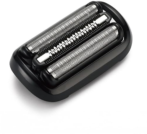 Ersatz-Scherköpfe, kompatibel mit Braun Rasierern, Folie und Schneider, Ersatzkassette, kompatibel mit Braun Serie 5 und 6 Modellen 5020s, 5018s, 5050cs, 6020s, 6075cc, 6072cc, Schwarz