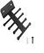 Zoegneer Wall Mounted Resistance Band Storage Rack Home Gym Organizer Fitness Equipment Holder For Strength Training Accessories Bands Belts Ropes