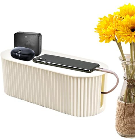 Kabelverwaltungskasten - Elektrikdrahtorganisator Mit Deckel, Stromstreifenlager | Schreibtischkabelbox -Hider, Aufmerksamkeitskabellösung Für Home Office, Surge Protector Cover, Kabel Organizer Für T