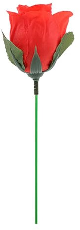 Fackel zu Rose Feuerzauber Trick, Feuer Trick Requisiten mit Wachs Block Pofessionelle Zauberer-Requisiten Einfache Zaubertricks für Bühne, Vorschlag, Partyauftritt (1PCS)