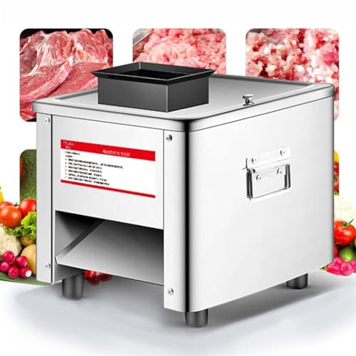 Commercial Meat Cutting Machine, 330Lbs/H 850W Meat Shredding Machine,Electric Meat Cutter, Stainless Steel Restaurant Food Cutter, for Kitchen Supermarket Lamb Beef Chicken,2.5MM