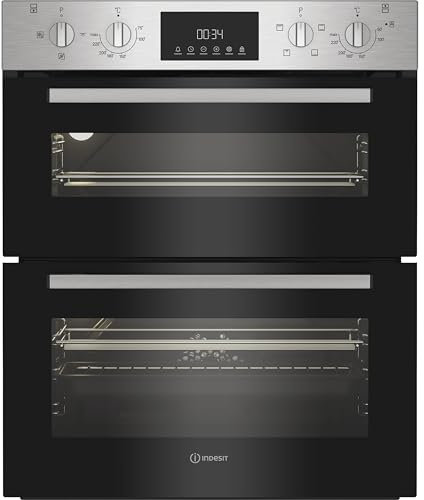Indesit Built Under Electric Double Oven - Stainless Steel - A/A Rated