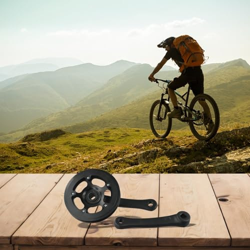 Bielas de aleación de aluminio para bicicletas Fixie con plato 32T, 152 mm de longitud, diseñado para pedalier de agujero cuadrado
