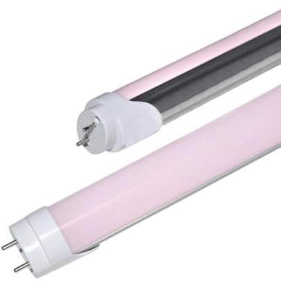 TrAdE Shop Traesio Tubo LED SMD T8 Luce Rosa 120CM 18W Opaco Uso Alimentare MACELLERIA