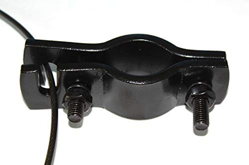 PAT APT Halter für Anhänger-Abreisseil Bremsseil Sicherungsseil universal schwarz Hollandöse für Wohnwagen und Anhänger